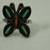 Vintage ZUNI  Coral Turquoise Butterfly Sterling Silver ring sz 6.5 1 thumbnail