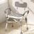 Shower Chair with Arms & Back, 550lbs Heavy Duty, 1 thumbnail
