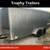 USED 2022 7x16 Enclosed Cargo Trailer, Side and Rear Doors stk# 11143 1 thumbnail