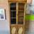 Tall cabinet with shelves and , glass doors and storage 6 thumbnail
