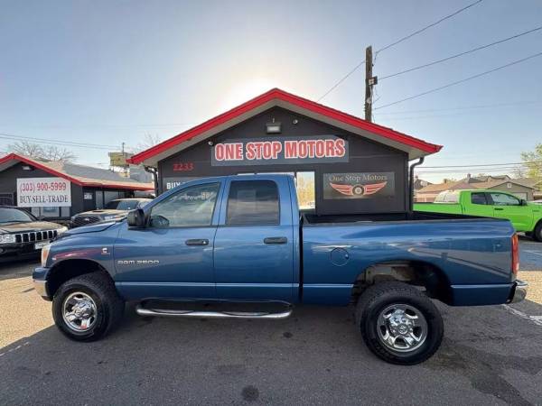 Camioneta Dodge Ram 2500 Quad Cab diésel 4x4 4WD SLT de 2006, 4D, 8 pies P - $19,999 (One Stop Motors)63612490467843124