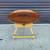 Vintage High Quality Heywood Wakefield Round Side Table. 3 thumbnail