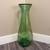 Large Tall Handmade Spanish Green Glass Vase 6 thumbnail