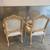 Pair of Vintage French whitewashed arm chairs 7 thumbnail