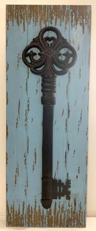 Rustic Oversized Cast Iron Skeleton Key 31.75"H Wall Decor *See Desc* 1