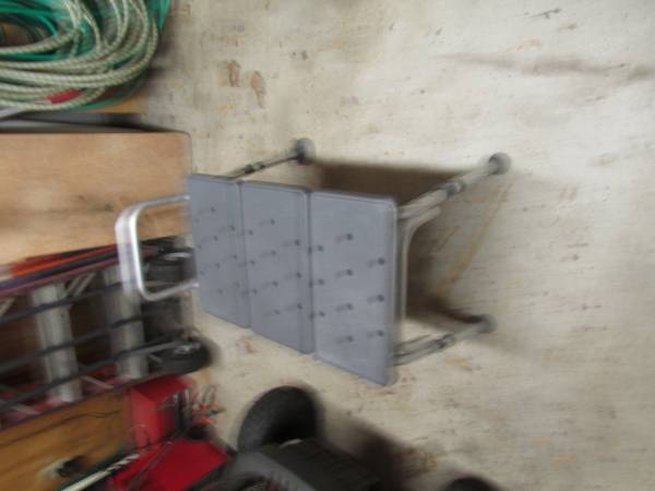 Equate 350 pound rated shower bench with back rest 1