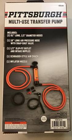 MULTI-USE TRANSFER PUMP - New in Package 1