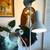 Vintage Mid Century Three Cone White and Brass Floor Lamp 5 thumbnail