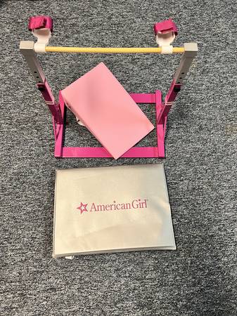American Girl Gymnastics Set (Balance Beam+Practice Bar+Gym Mat Block) 1