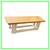Contemporary White Wood Bench/coffee Table 1 thumbnail