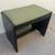 Art Deco Style Black Waterfall Vanity Bench with Green Seat 5 thumbnail
