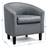 Gray accent chair for living room , office or bedroom - NEW 2 thumbnail