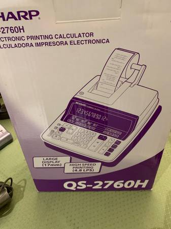 Sharp QS2760H 2-Color Ribbon Printer EXC 1