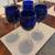 Matching Set: Beautiful Cobalt Blue Wine Glasses 2 thumbnail