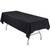 6 Table Top Cover Cloth Fabric Black 1 thumbnail