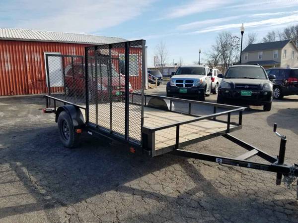 7X12 ATV TRAILER REAR & SIDE GATES 3500 LBS AXLE 1