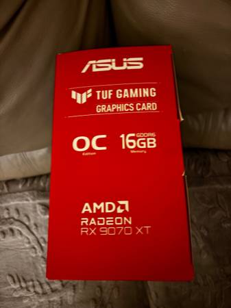 AMD RADEON RX9070XT graphics card - $1,000 (Cerritos)63436946730497122