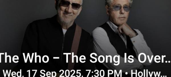 THE WHO @ 2 tickets Hollywood bowl September 17th 1