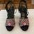 Black Leather High Heels, White Strappy Heels, Lace Up Sandal Heels 15 thumbnail