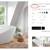 67" FREESTANDING TUB Acquabella Serena Stone White Slipper Bathtub 2 thumbnail