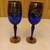 2 Blue Wine Goblets 5 thumbnail