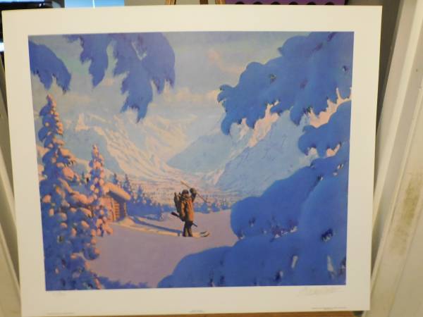 Start of the Day -- Sourdough Hunter -- Fred Machetanz Print 1