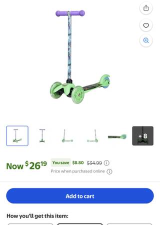 Ninja turtle scooter (lights up) 1