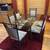 Glass-top Dining Table with 6 chairs 4 thumbnail