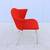 Contemporary Modern EOOS for Coalesse Capa Stackable Red Guest Chair 16 thumbnail