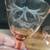 Vintage antique pink depression floral etched set wine glasses set 4 5 thumbnail