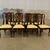 Set of 8 vintage cherry Queen Anne style dining chairs by Thomasville 1 thumbnail
