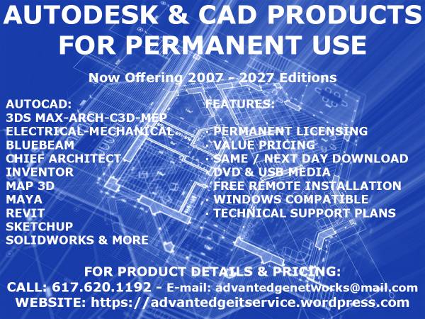 PERPETUAL + VALUE PRICE SOLIDWORKS-AUTOCAD-REVIT&MORE 1