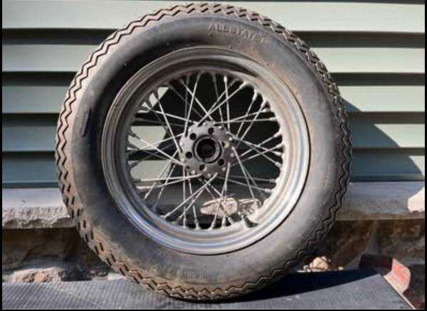 1946-1953 Indian Chief rim and tire 1