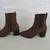 Express Women's Leopard Print "Suede Booties" Size 10 4 thumbnail