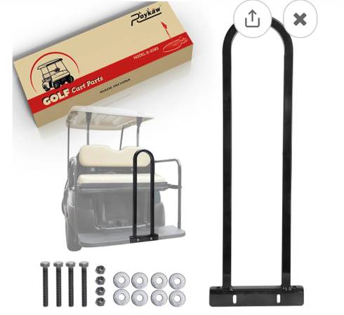 Golf cart safety bar 1