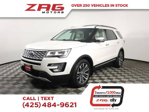 2016 Ford Explorer Platinum - $18,495 (_Ford_ _Explorer_ _Sedan_)634848544190751229