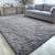 Buganda Area Rugs for Living Room 5'X8', Soft and Fluffy Shaggy Carpet 2 thumbnail