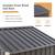 New 5x3 Ft Outdoor Storage Shed, Waterproof Metal Shed, Small Garden Tool Storag 5 thumbnail