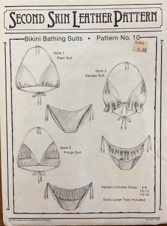 Patterns for sewing leather goods 1