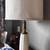 PAIR STIFFEL WHITE CERAMIC CAST BRASS HEAVY LAMPS WITH ORIGINAL SHADES 1 thumbnail