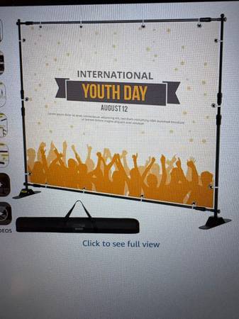 Backdrop Stand 8@8 ft. Heavy duty. 1