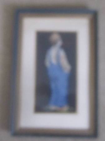 Cross-Stitch Dutch Man+Woman (Framed) for sale - household
