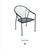 Metal Bistro Chair Patio Chair Furniture 8 thumbnail