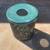 Blue 32 gal expanded metal trash receptacle and green 22 gal cans 3 thumbnail