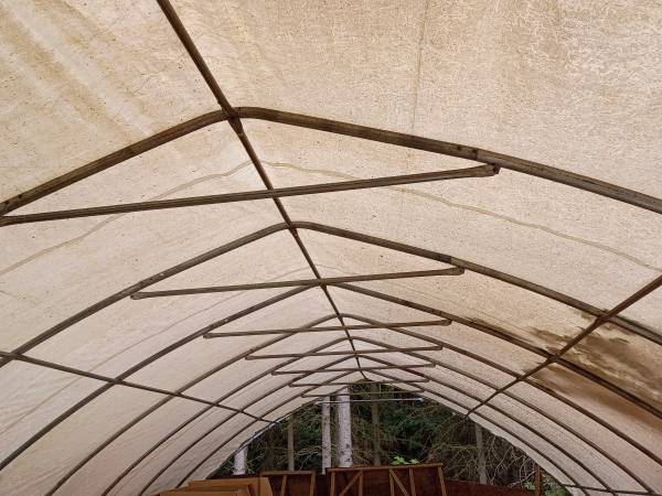 1200 square ft metal hoop building 1