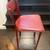 red leather counter height stools / chairs (x4) 4 thumbnail