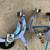 Vintage 80’s bmx cruiser blue anodized parts 20 thumbnail