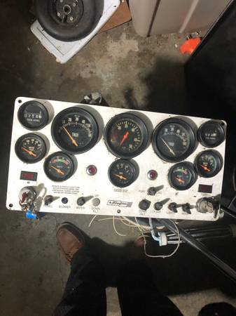 Reduced-Complete console with gauges and switches 1