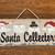 SANTA COLLECTOR Slate Painted Wall Art, Christmas Home Decor Hanging 3 thumbnail