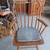 Reduced - Solid Oak Windsor-Style Captain's Chair w/Arms - See Pic's 2 thumbnail